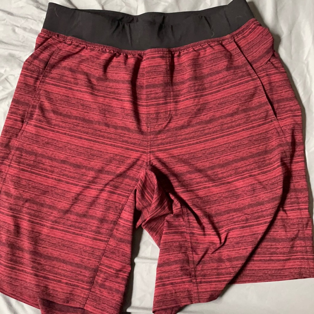 Red Lululemon Shorts